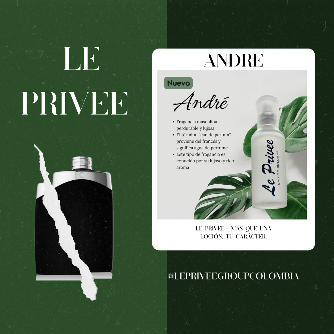 Locion "Andre" Eau de Parfum 60ml