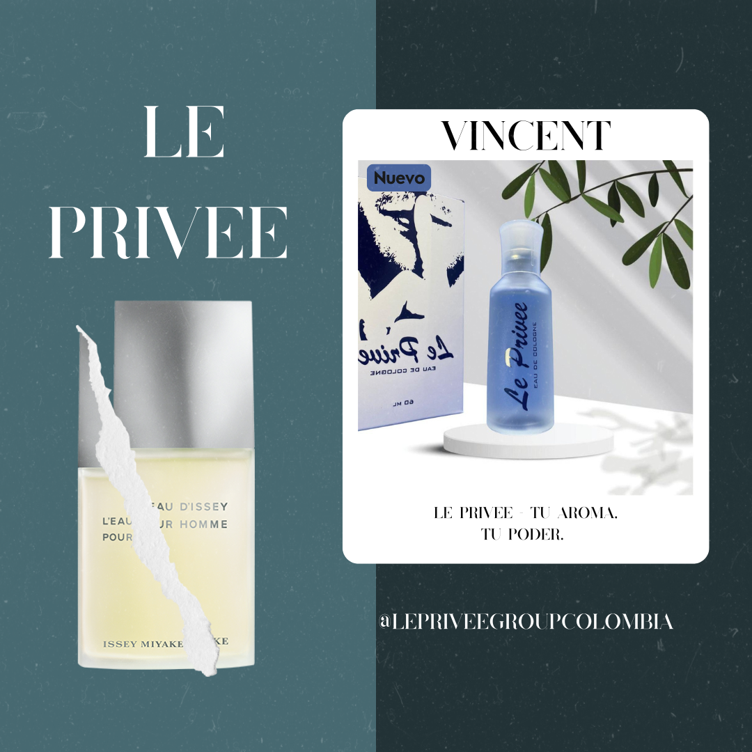 Locion "Vincent" Eau de Parfum 60ml